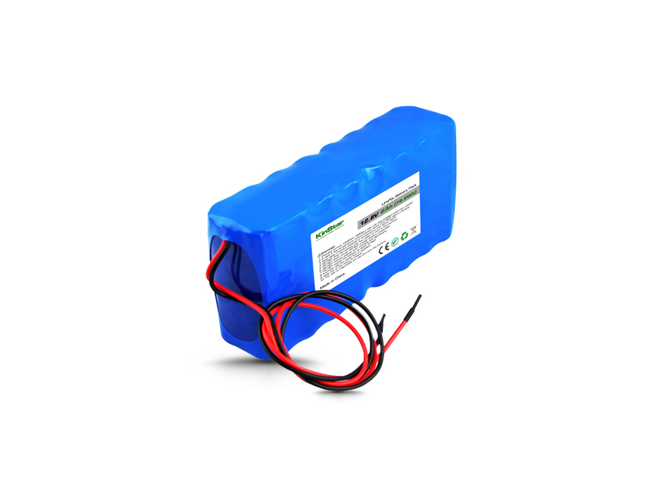 Kinstar LiFePO4 18650 12.8V 6000mAh Battery Pack 4S4P Battery with PCB for LED Lighting System