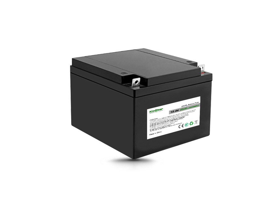 Kinstar LiFePO4 26650 12.8V 25Ah Battery Pack for 12V 25Ah Lead Acid (SLA) Battery Replacement
