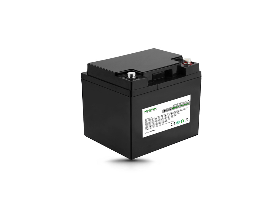 Kinstar LiFePO4 26650 12.8V 40Ah Battery Pack for Replacement 12V 40Ah SLA Lead Acid Battery