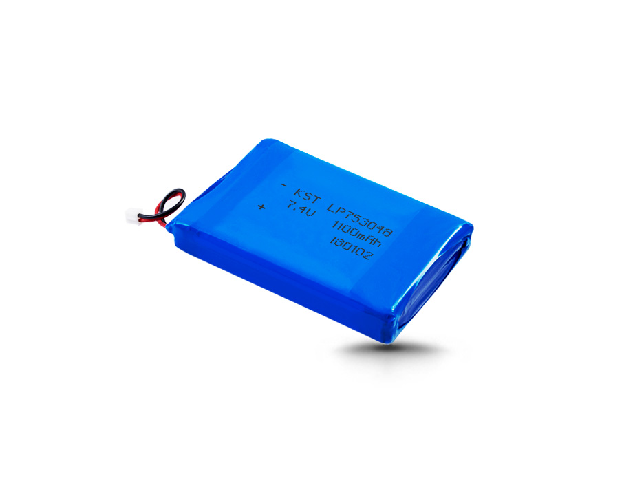Kinstar LiPo 753048 2S1P 7.4V 1100mAh Lithium Polymer Battery Pack W/ PCB and JST Connector