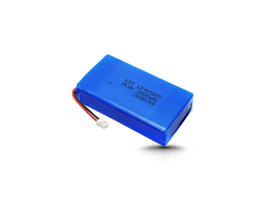 Kinstar LiPo 405085 4S1P 14.8V 2000mAh Lithium Polymer Battery Pack with PCB and Bare Leads