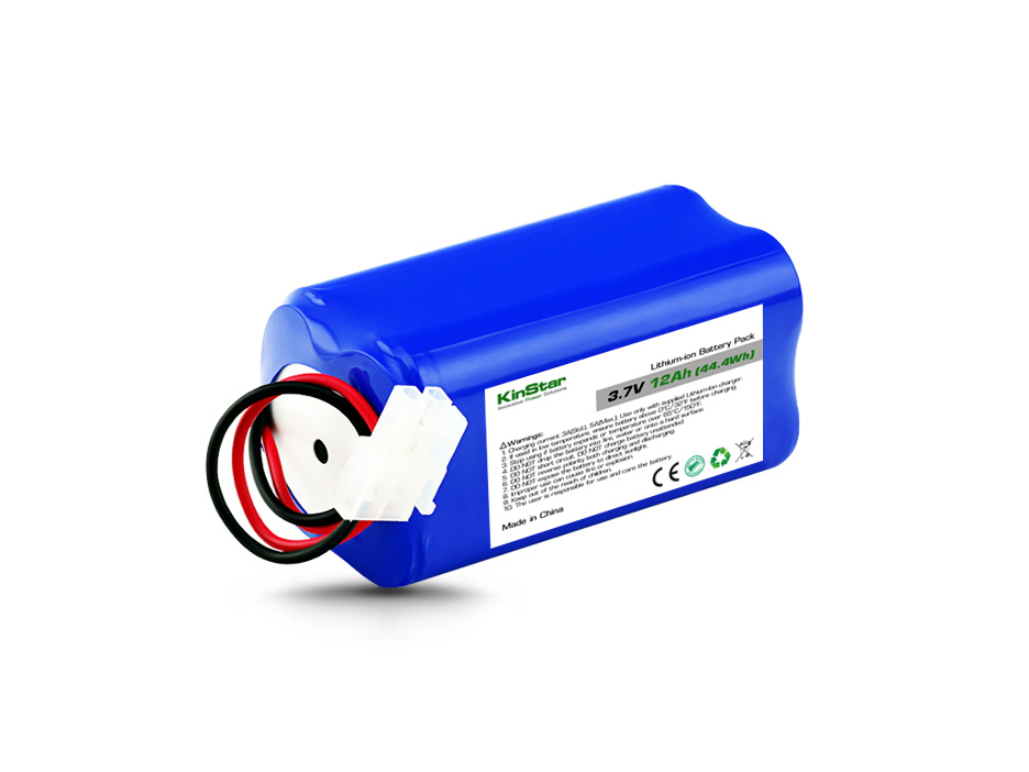 18650 1S4P 12Ah 3.6 V Battery Pack Rechargeable with Protection Circuitry and Molex Connector