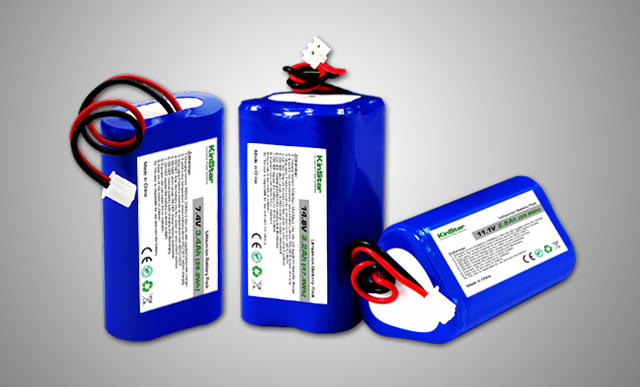 Li-ion 1S, 2S, 3S, 4S Battery Packs (3,6V ~ 14,8V)