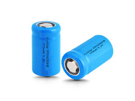 IFR 14250 - 170mAh 3.2V LiFePO4 Battery - KinStar