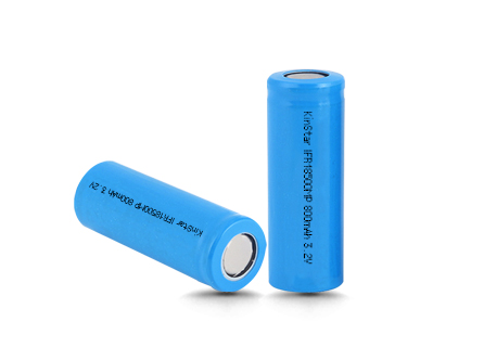 IFR 18500 800mAh 3.2V LiFePo4 High Current Battery