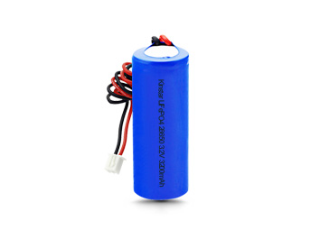Kinstar LiFePO4 26650 3.2V 3200mAh Single Cell with PCB & JST Connector for Emergency Lighting