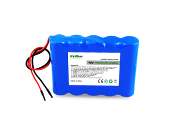 Kinstar LiFePO4 18650 16V 1500mAh Rechargeable Battery 5S1P Battery Pack with PCB & Bare Leads