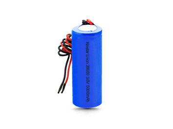 3.7V 5000mAh 18.5Wh Li-ion 26650 Battery with PCB & wires