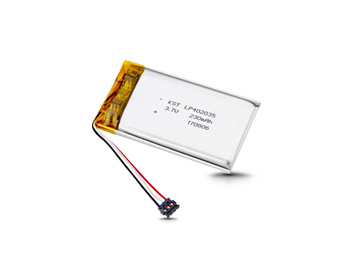 Kinstar LiPo 402035 3.7V 230mAh Lithium Polymer Rechargeable Battery Pack with PCB and 10K NTC
